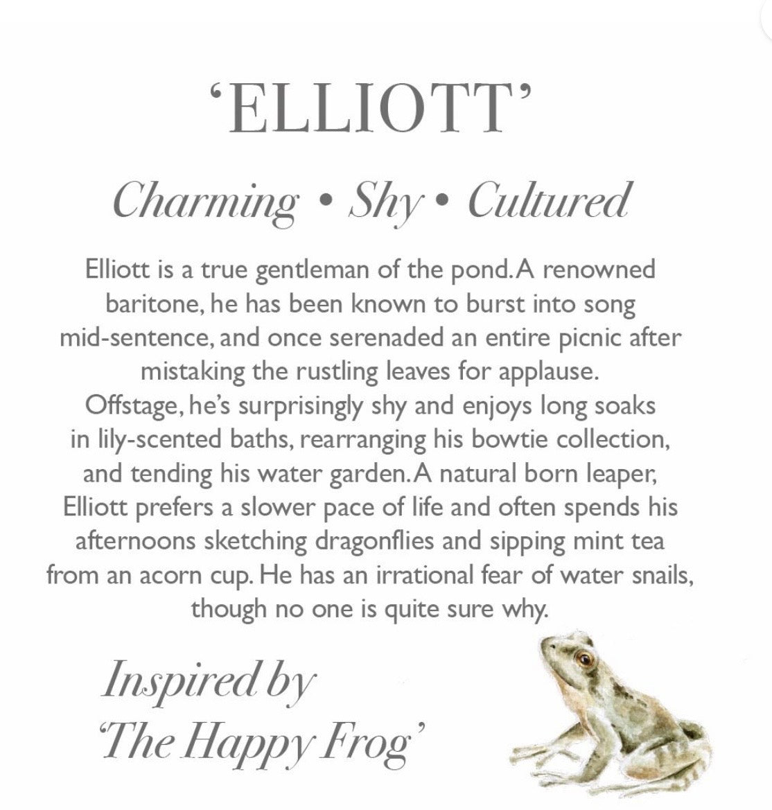 Wrendale Designs Plush Elliott Junior Frog
