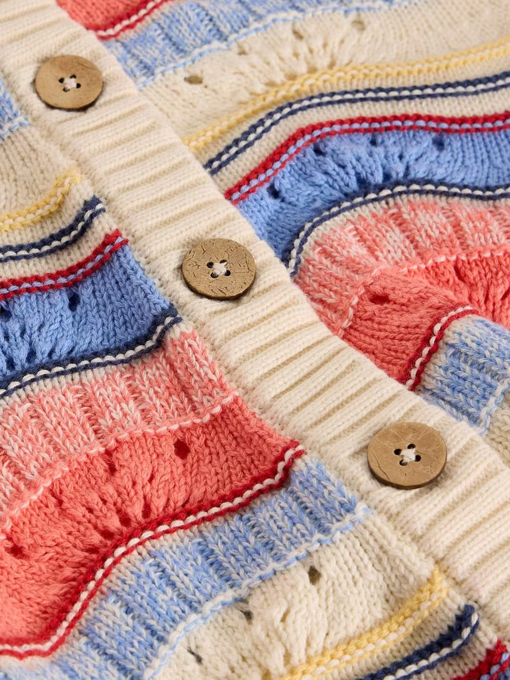 White Stuff Isabella Wavy Cardigan