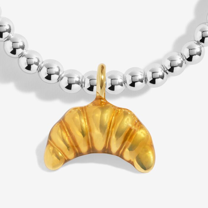 Joma Jewellery A little Vibes ‘Babes Who Brunch’ Silver Plated Bracelet