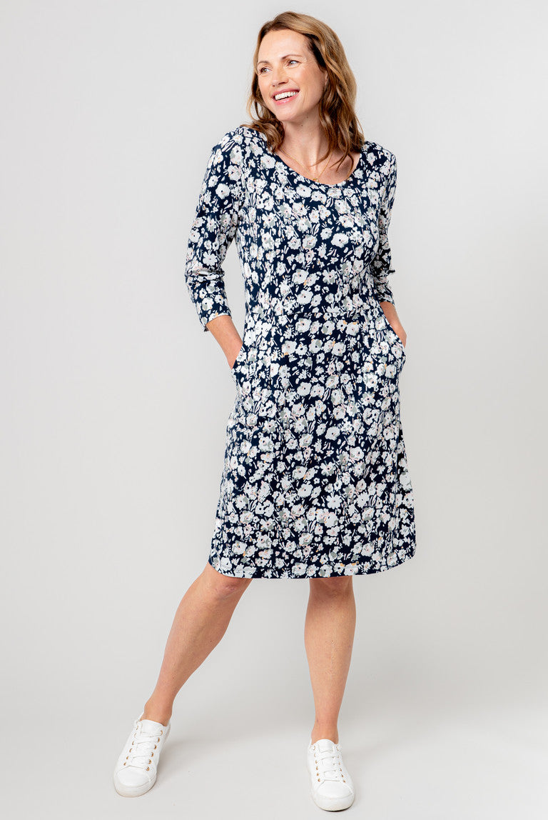 Lily & Me Uplands 3/4 Sleeve Dress