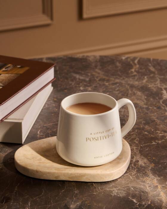 Katie Loxton Porcelain Mug- Little Cup Of Positivity