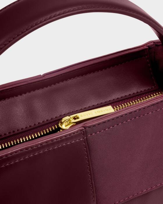 Katie Loxton Taya Hand Woven Suedette Top Handle Bag