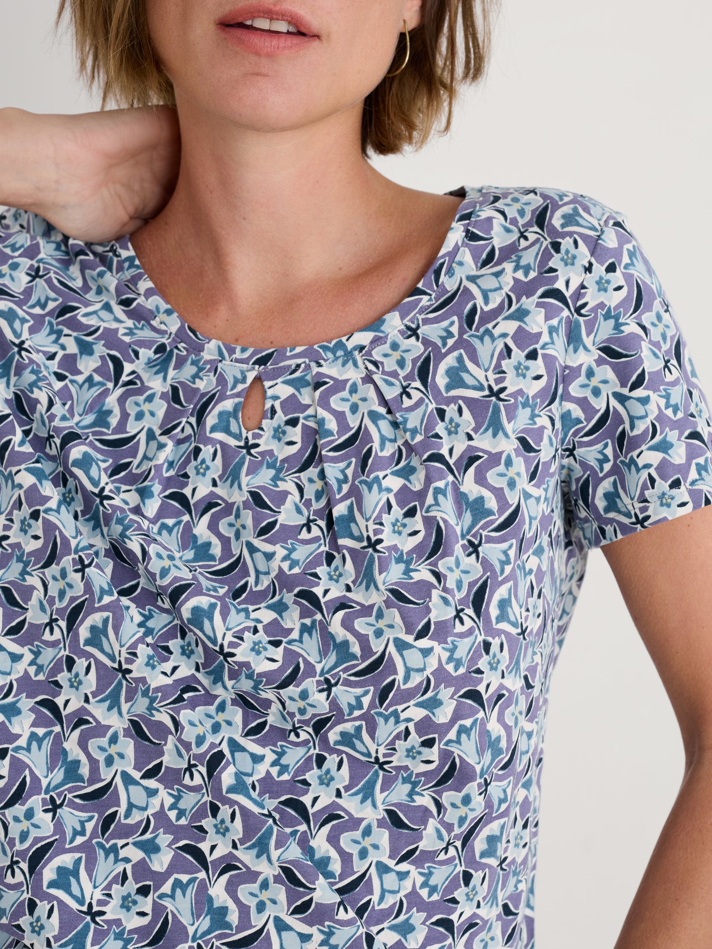 Seasalt Appletree T-shirt Paper Bellflower Bilberry