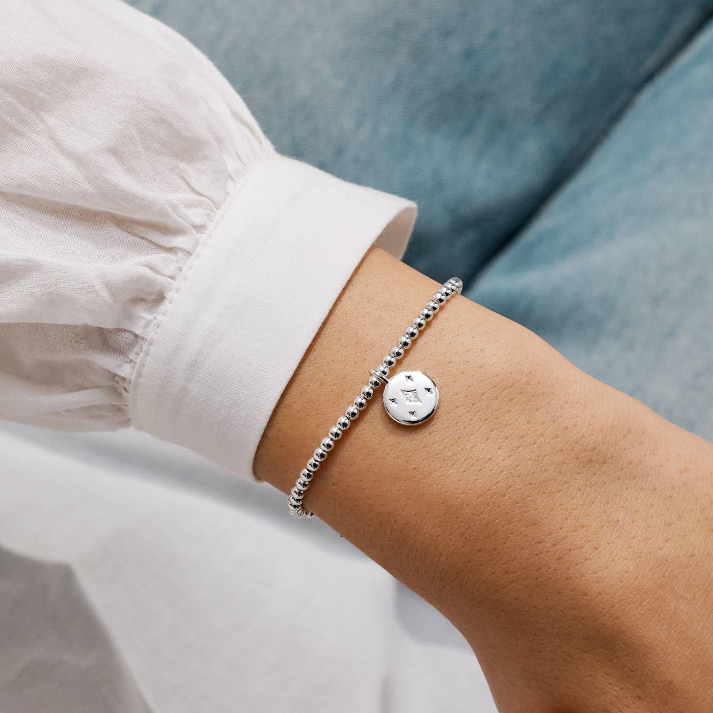 Joma Jewellery A Little 'Friend In A Million' Bracelet In Silver Plating
