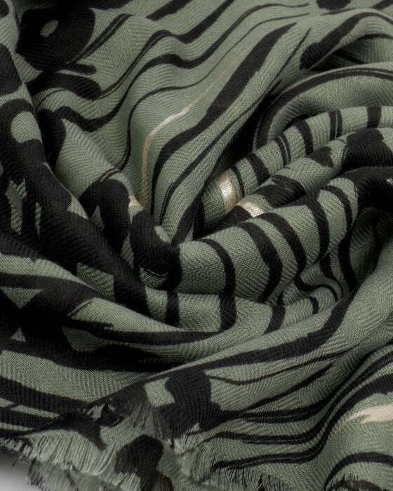 Katie Loxton Printed Foil Scarf
