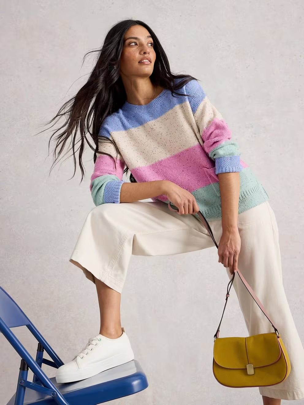 White Stuff Victoria Stripe Jumper