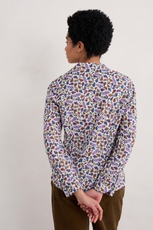 Larissa Shirt Sunlit Leaves