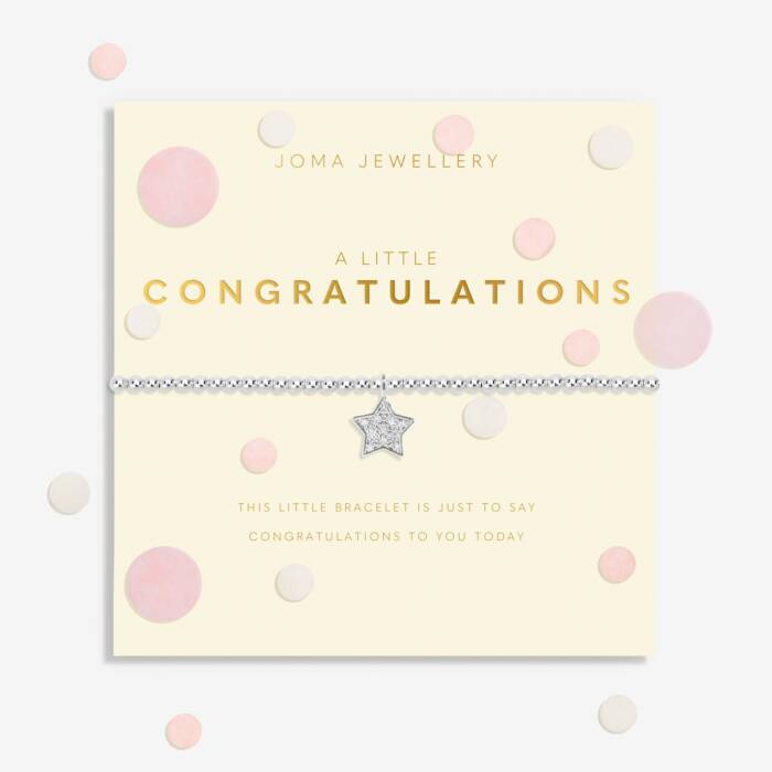 Joma Jewllery Confetti A Little Congratulations Bracelet