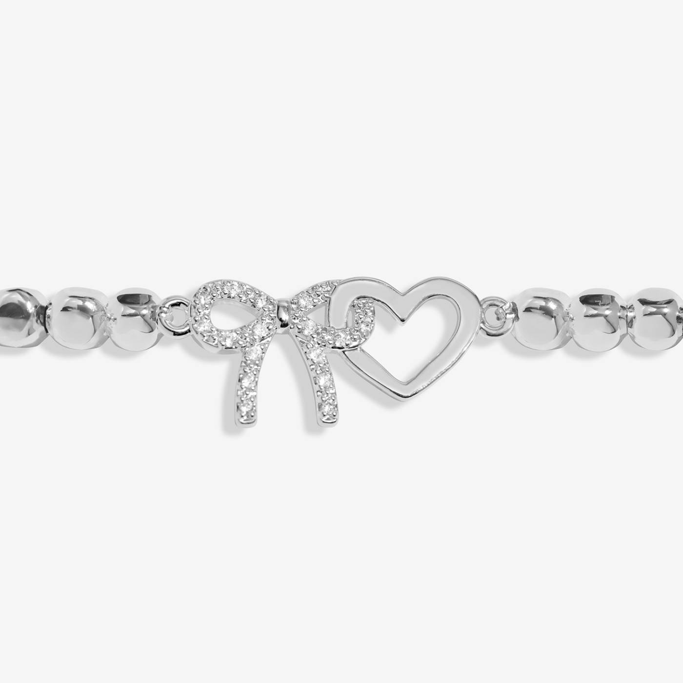 Joma Jewellery Forever Yours 'From Me To You Thank You' Bracelet In Silver Plating