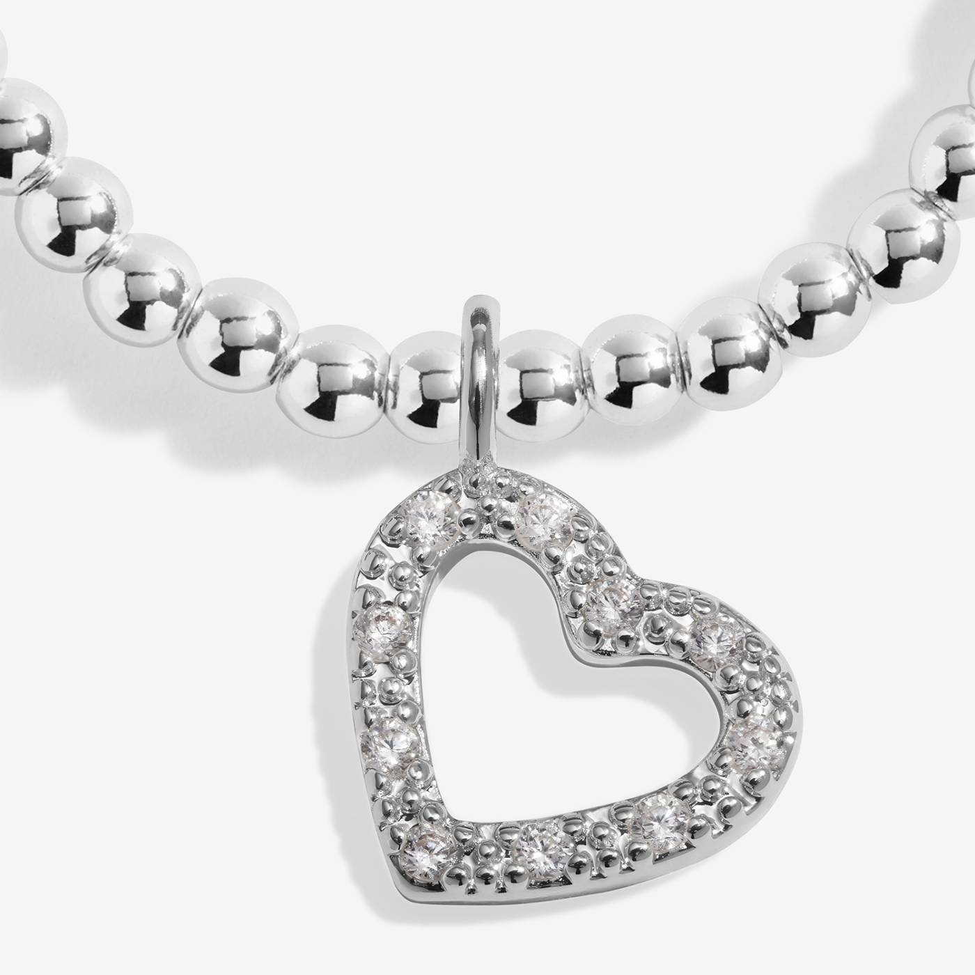 Joma Jewellery Confetti A Little 'Happy Birthday Daughter' Bracelet In Silver Plating