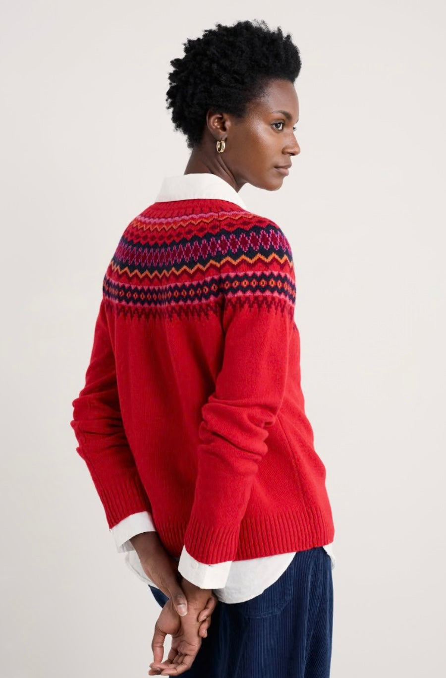 Seasalt Gurnard’s Head Fairisle Jumper in Lambswool