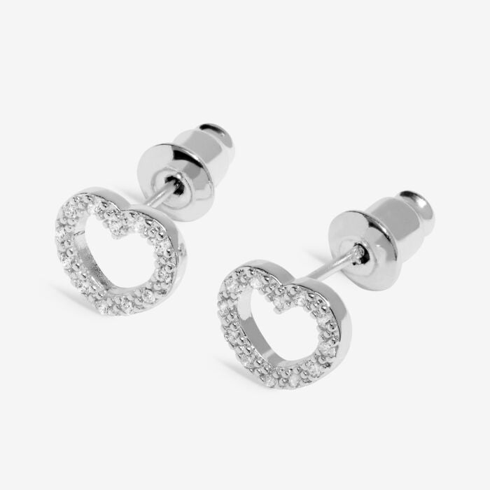 Joma Jewellery Moments To Shine ‘Happy Birthday ’ Silver Stud Earrings