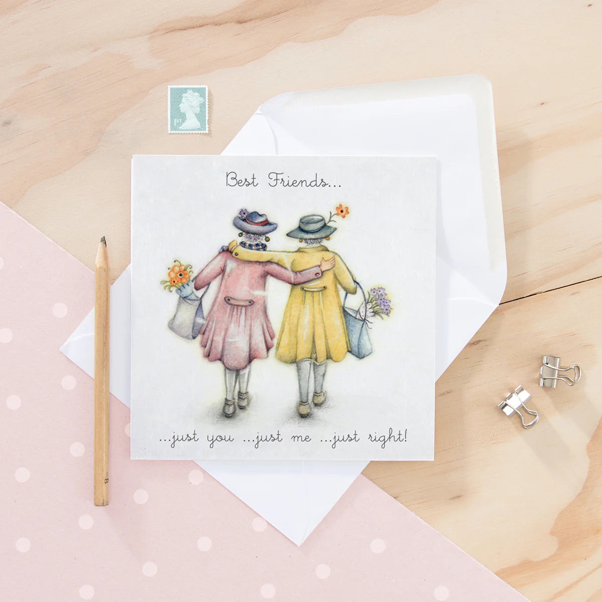 Berni Parker Best Friends Card
