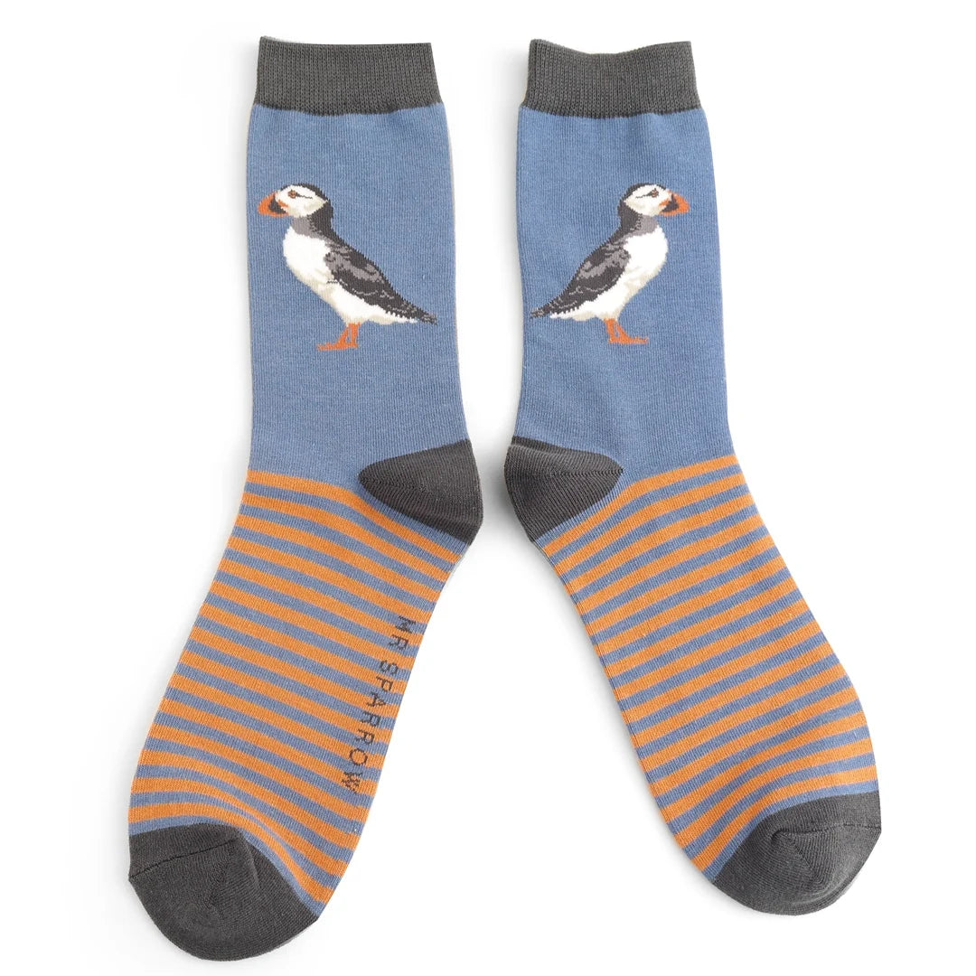 Mr Sparrow Puffins Socks