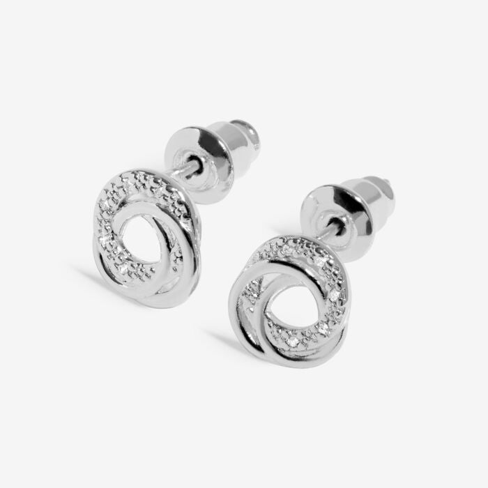 Joma Jewellery Moments To Shine ‘Amazing Auntie ’ Silver Stud Earrings