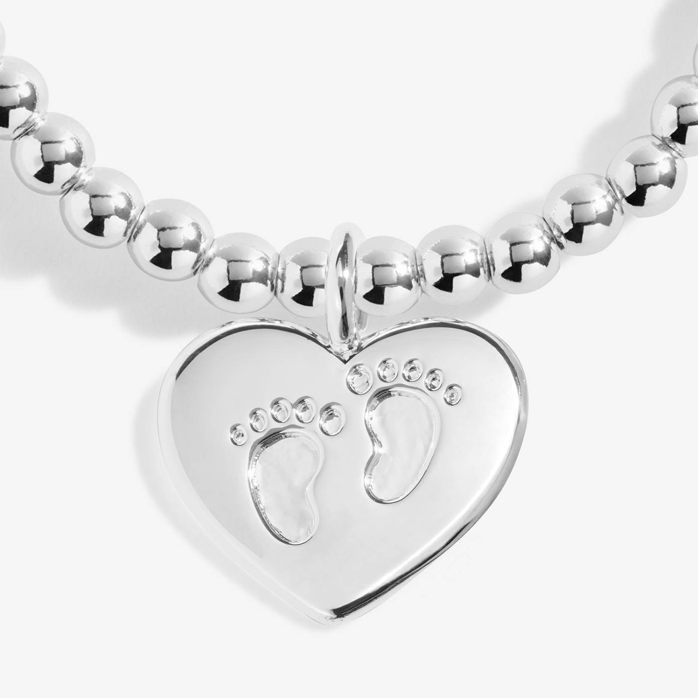 Joma Jewellery A Little 'Little Bundle Of Joy' Bracelet In Silver Plating