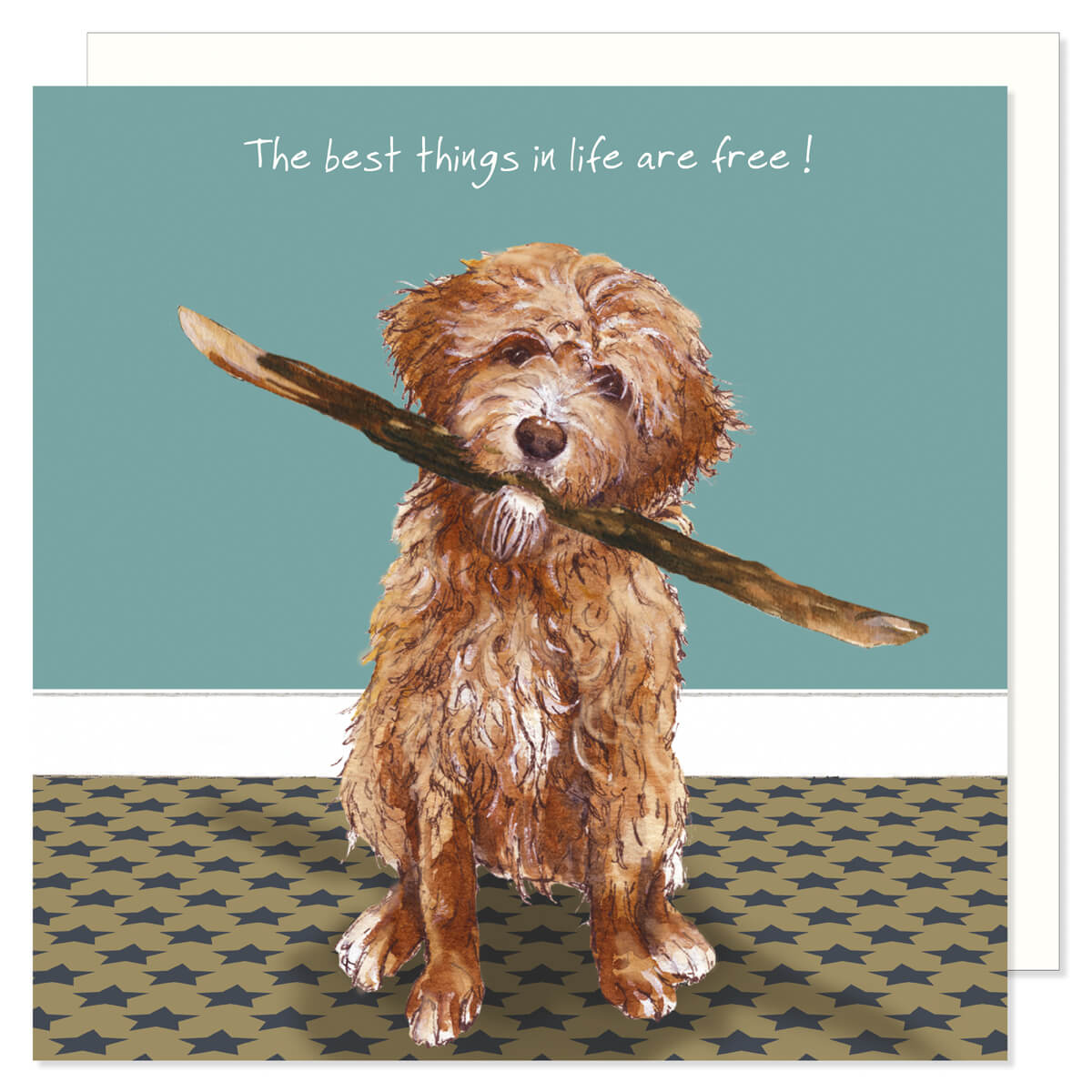 Little Dog Laughed Goldendoodle “Best Things” Card