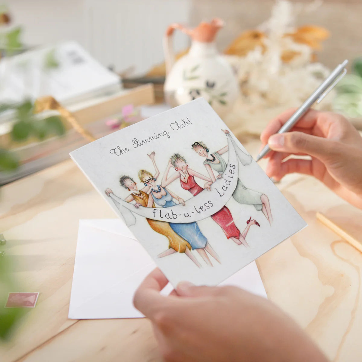 Berni Parker Designs The Slimming Club Card