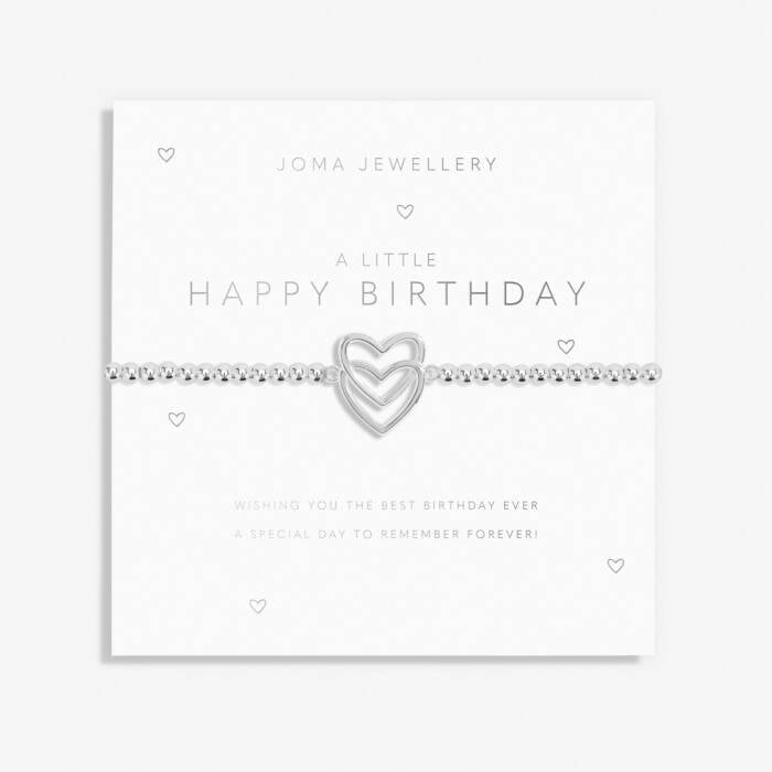Joma Jewellery A Little Happy Birthday In Silver Plating