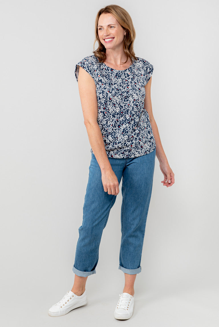 Lily & Me Surfside Jersey Printed T-Shirt