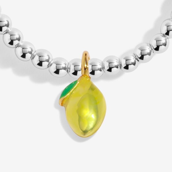 Joma Jewellery A little Vibes ‘The Zest Is Yet To Come’ Silver Plated Bracelet