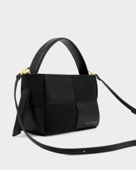 Katie Loxton Taya Hand Woven Suedette Top Handle Bag