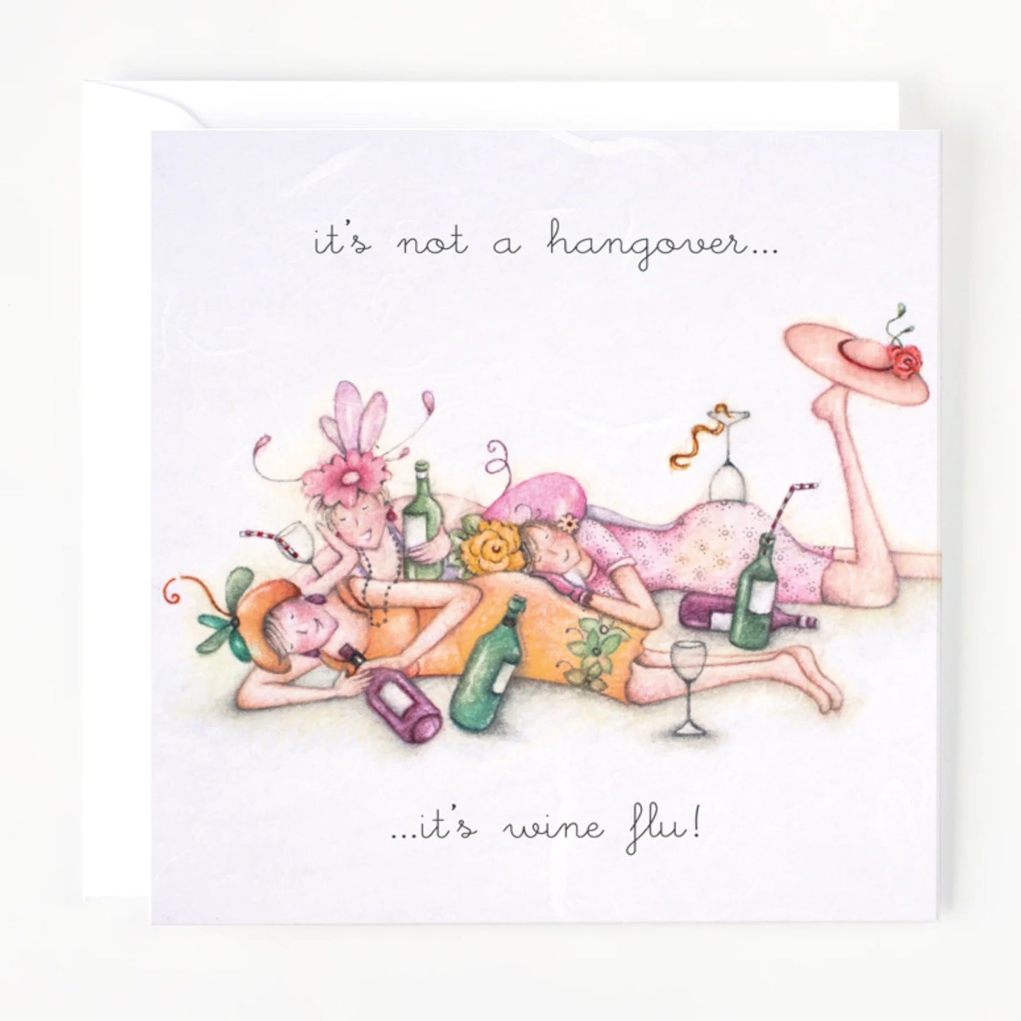 Berni Parker It's Wine Flu Card