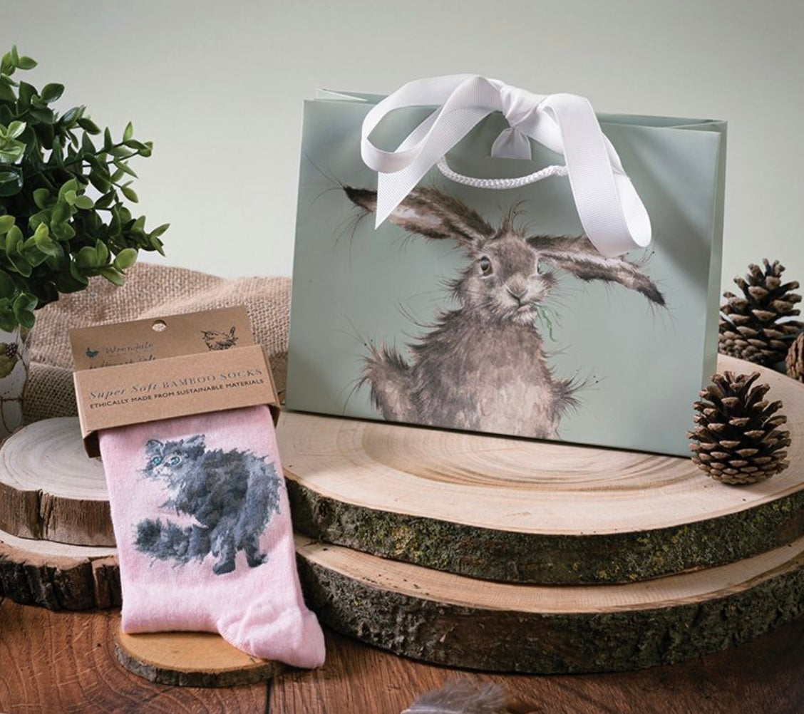 Wrendale “Glamour Puss” Cat Socks