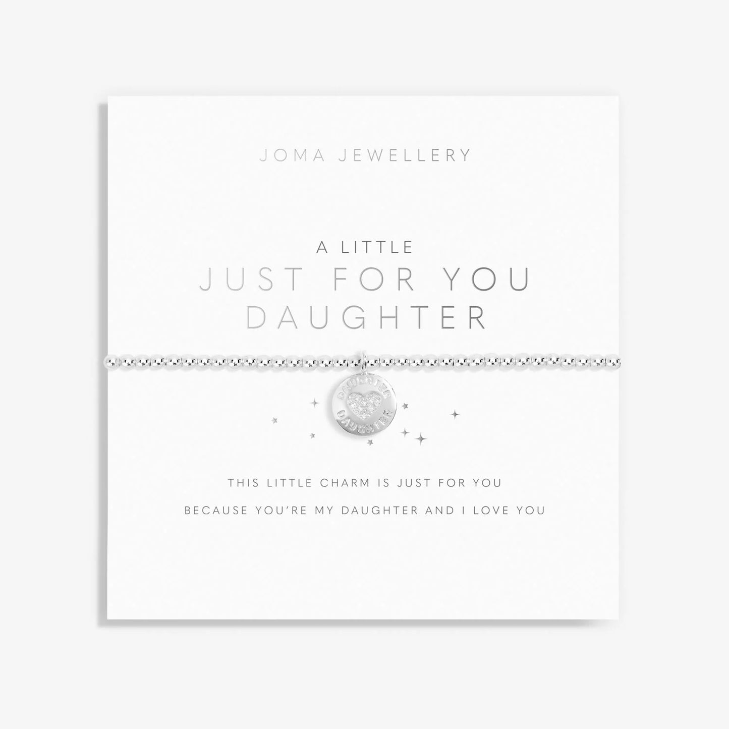 Joma Jewellery 'Just For You Daughter' A Little Bracelet
