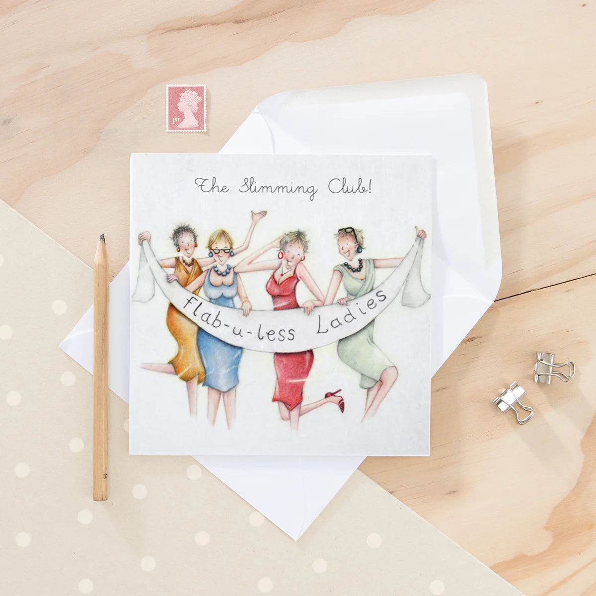 Berni Parker Designs The Slimming Club Card