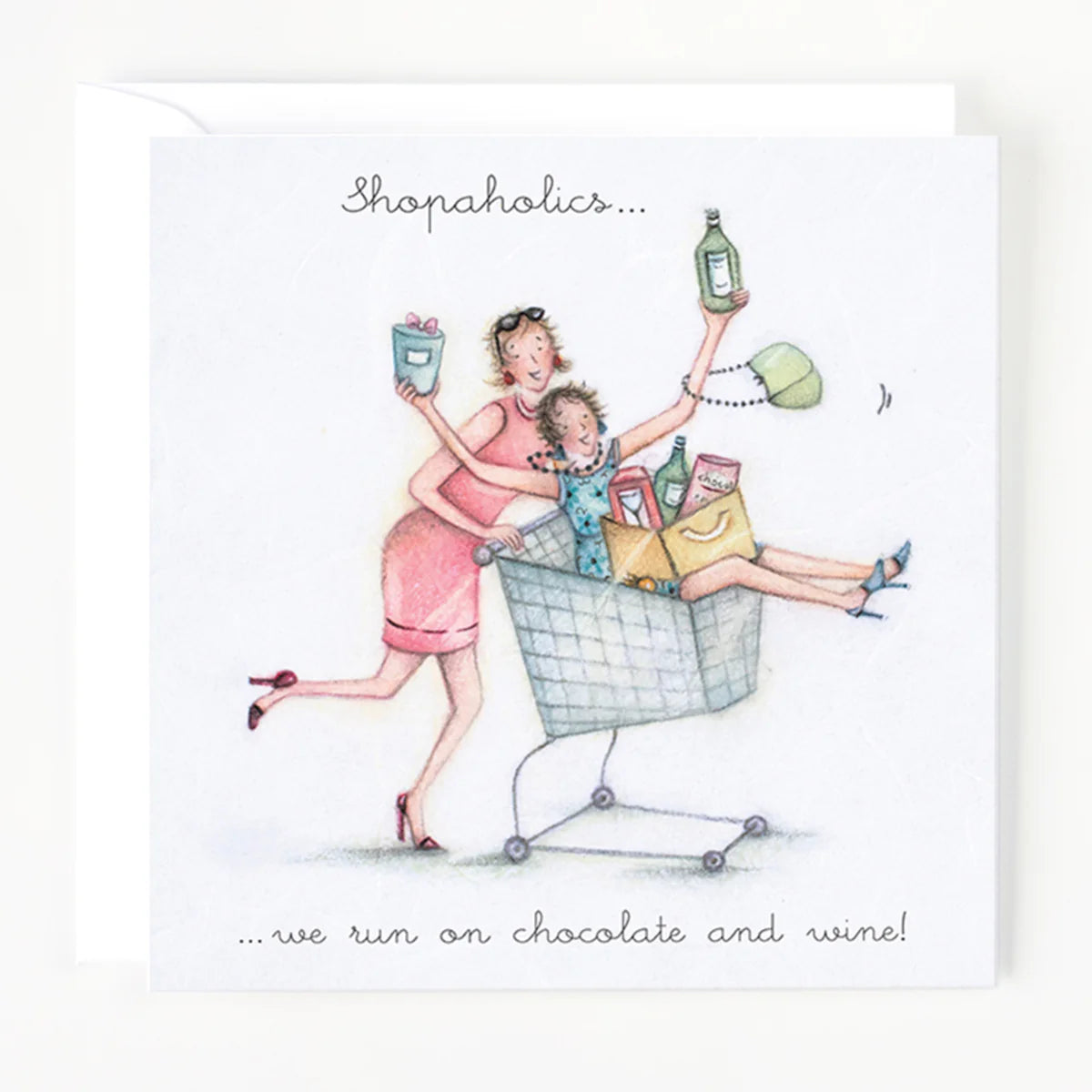 Berni Parker Designs Shopaholics Card