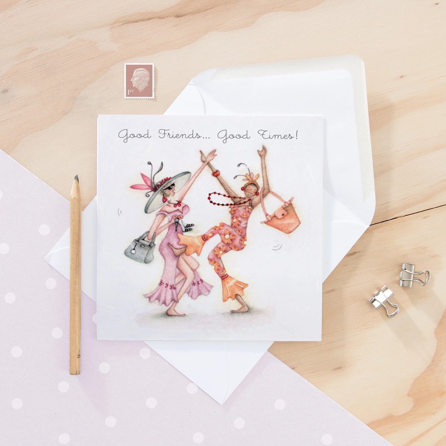 Berni Parker Designs Good Friend Card