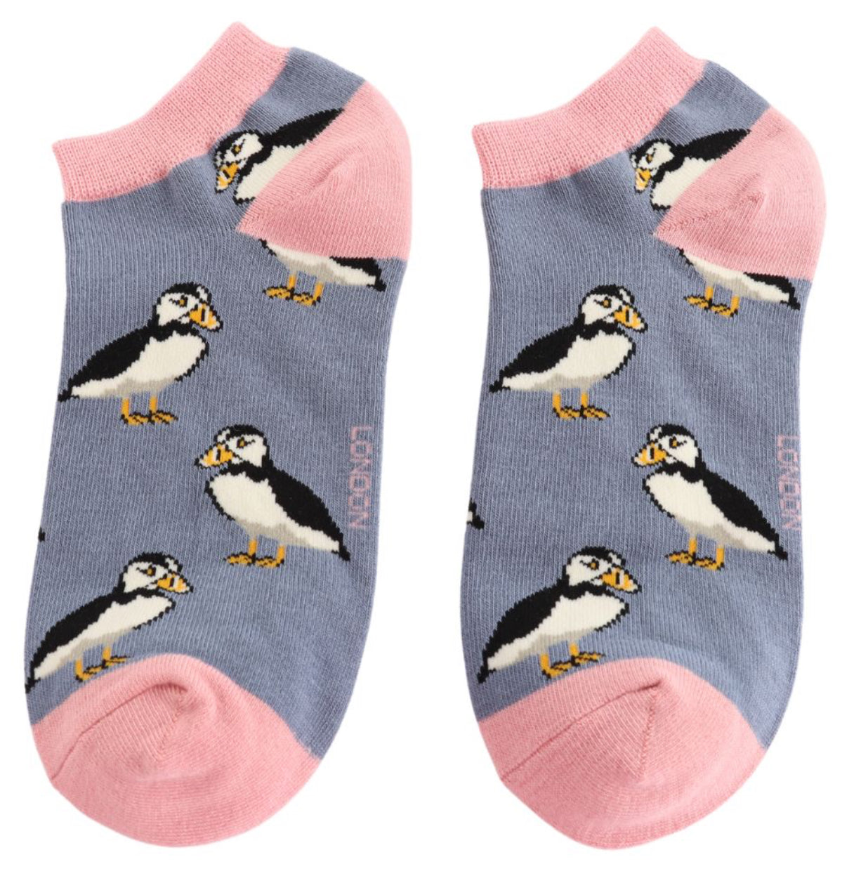 Miss Sparrow Puffin Trainer Socks