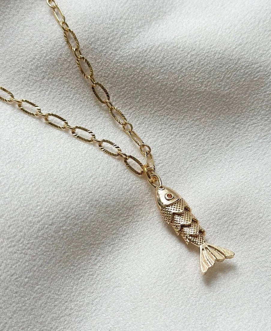 Ellis Grey Daria Fish Pendant Necklace