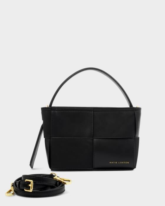 Katie Loxton Taya Hand Woven Suedette Top Handle Bag