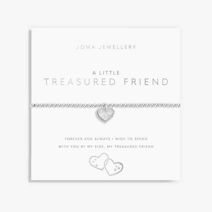 Joma Jewellery A Little 'Treasured Friend' Bracelet in Silver Plating