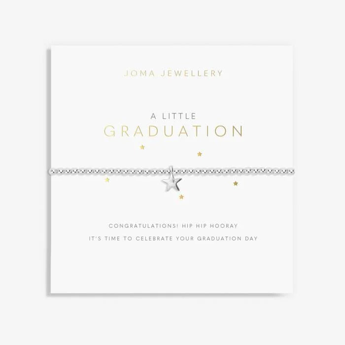 Joma Jewellery A Little 'Graduation' Bracelet in Silver Plating