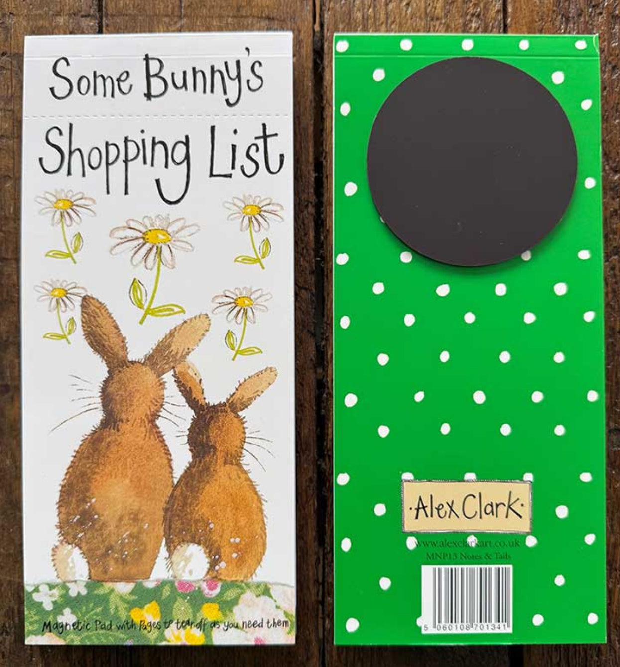 Alex Clark Some Bunny Magnetic To Do List