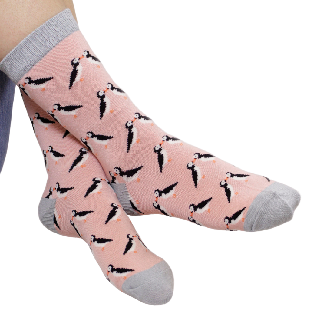 Miss Sparrow Puffin Socks