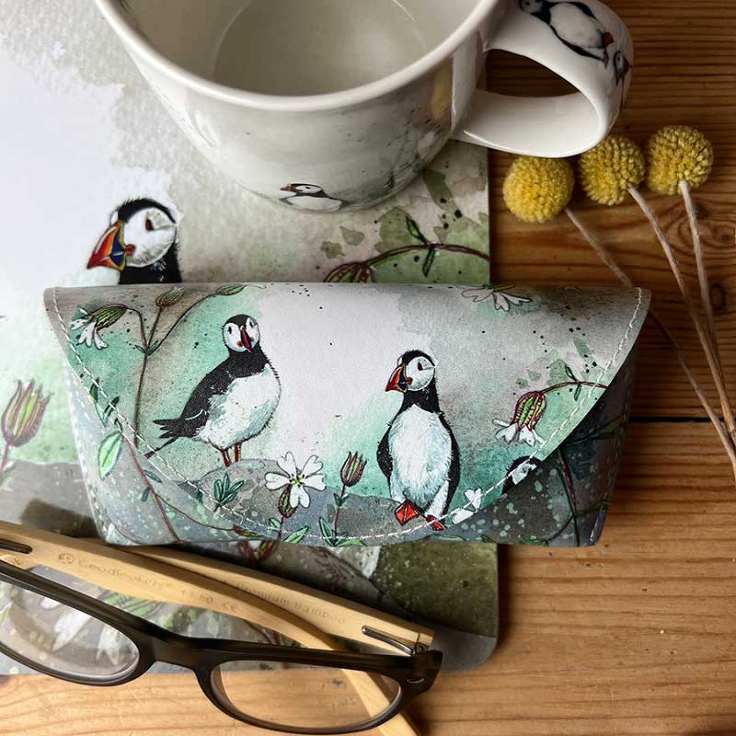 Alex Clark Puffin Spectacle Case