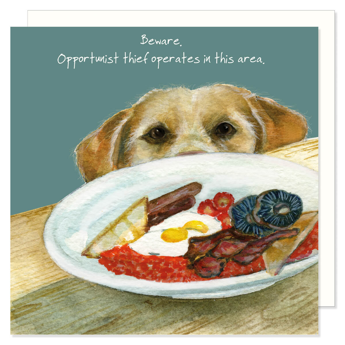 Little Dog Laughed “Opportunist ” Card
