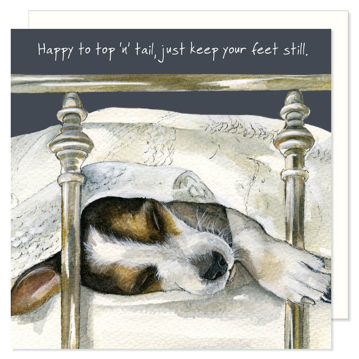 Little Dog Laughed Jack Russell “Top & Tail” Card
