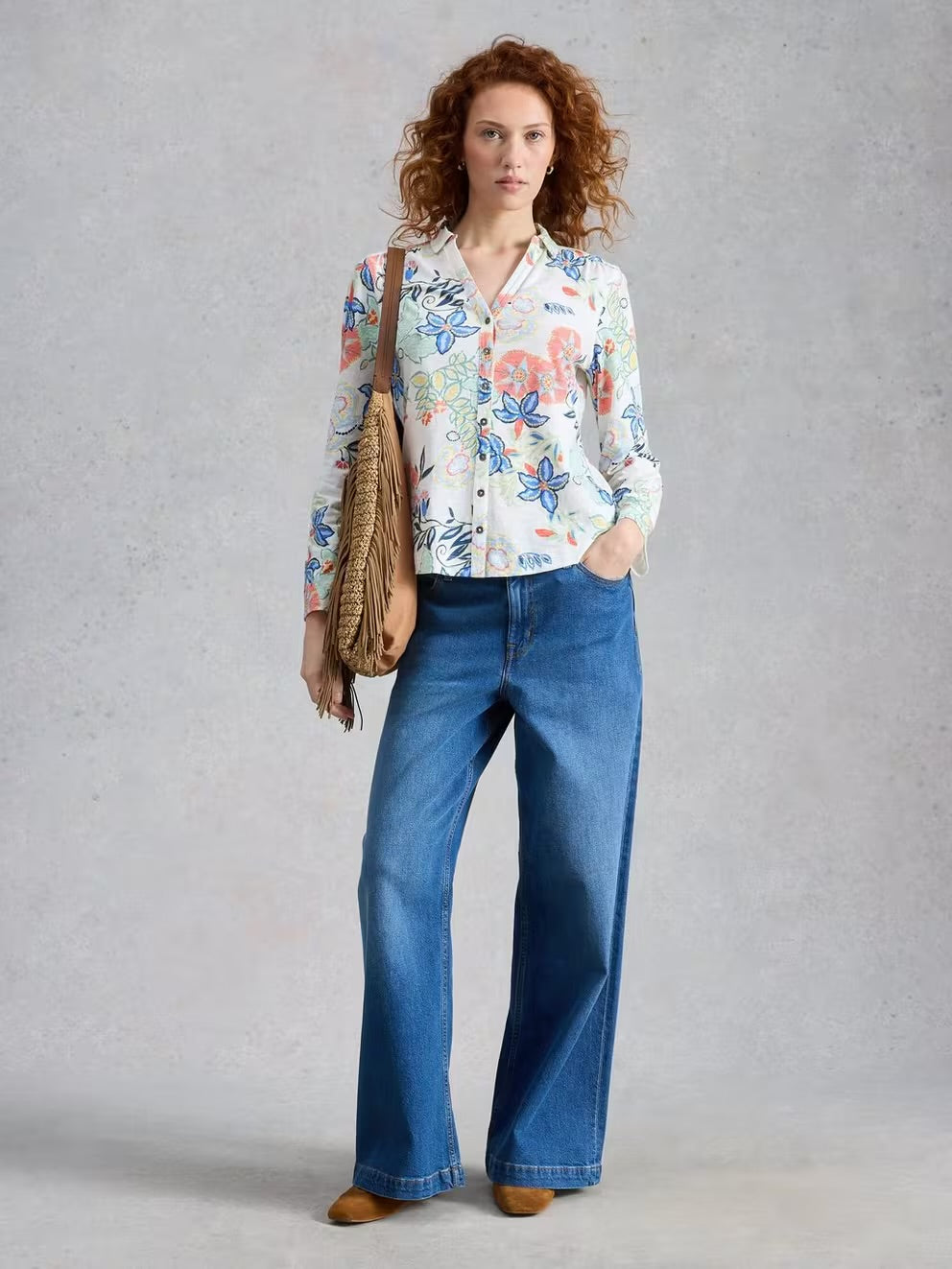 White Stuff Annie Jersey Shirt