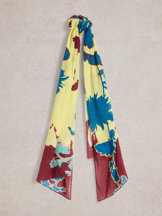 White Stuff Floral Placement Scarf