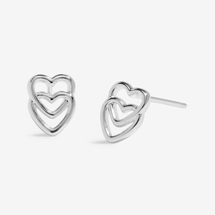 Joma Jewellery Moments To Shine ‘Super Sister’ Silver Stud Earrings