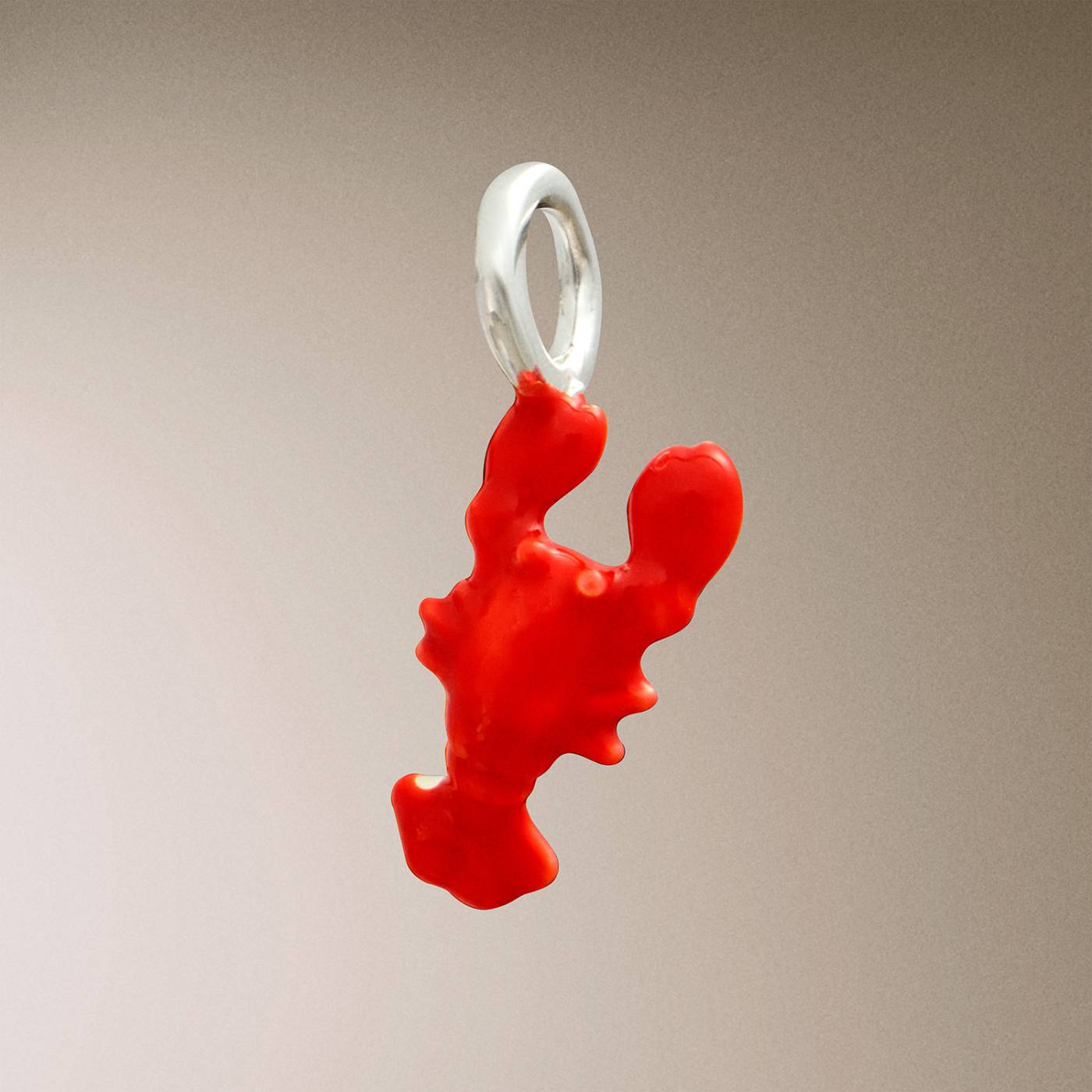 Joma Jewellery A Little Vibes 'You're My Lobster' Bracelet In Silver Plating