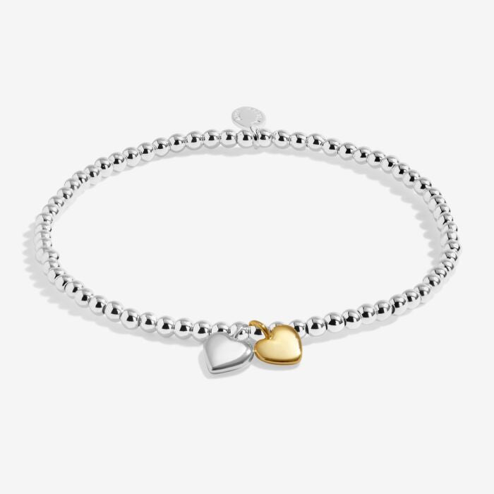 Joma Jewellery Anklet Double Heart