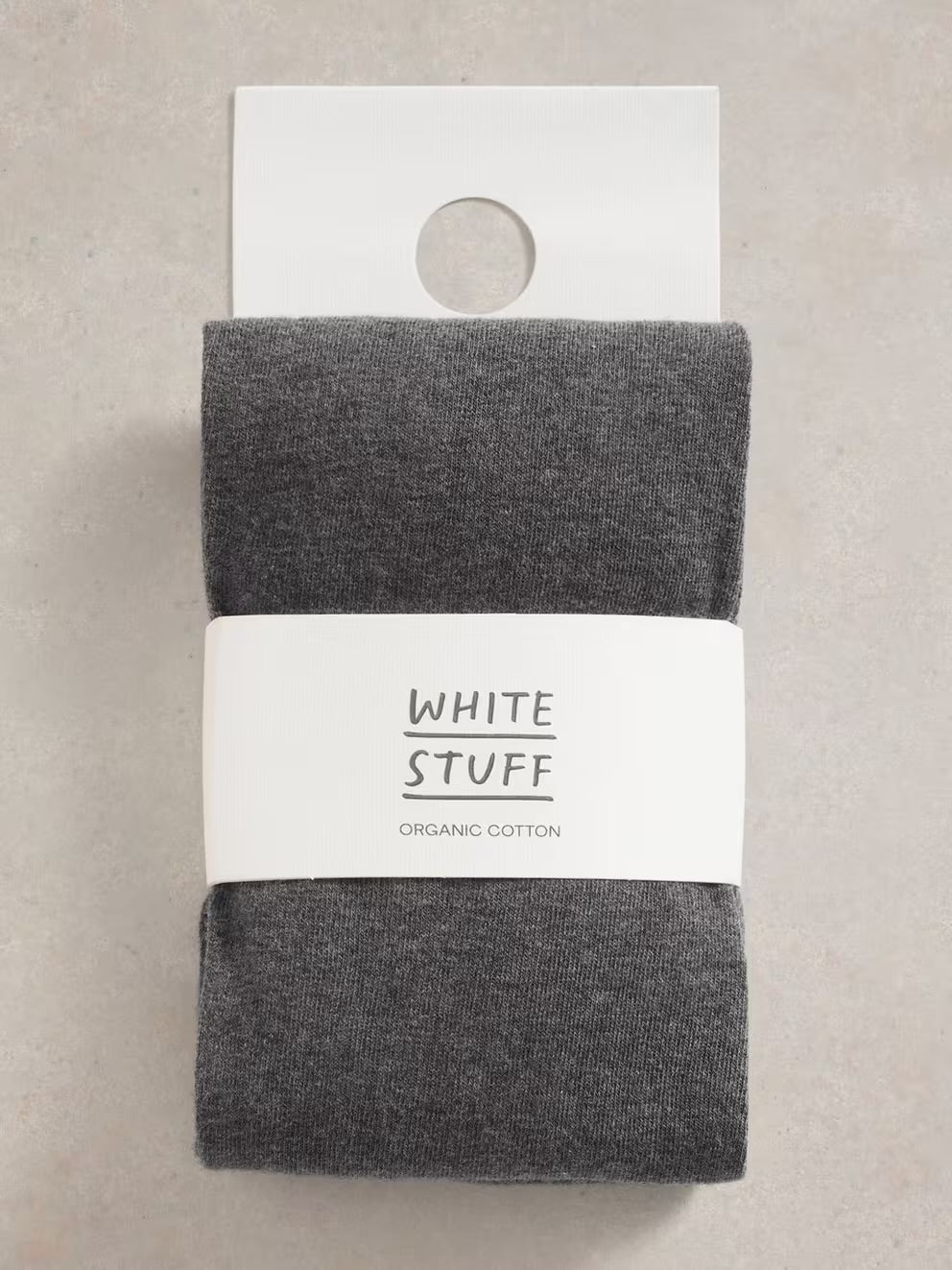 White Stuff Patty Plain Versatile Cotton Tights