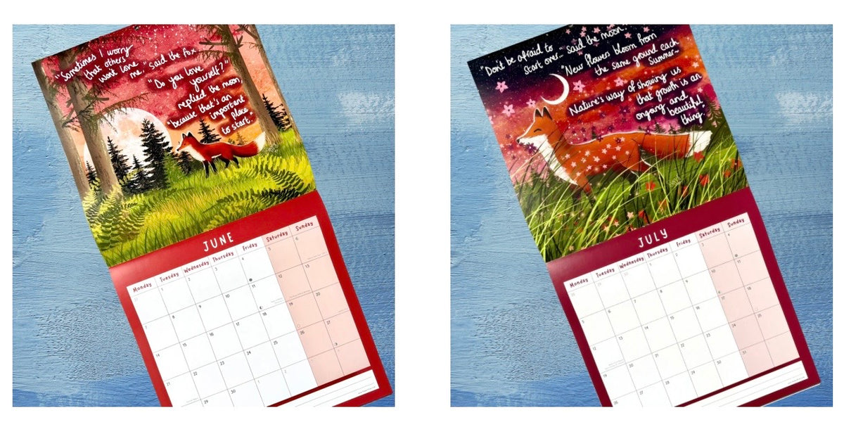 Fox Under The Moon Calendar