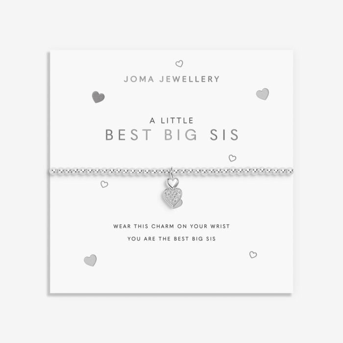 Joma Jewellery A little ‘Best Big Sis’ Silver Plated Bracelet